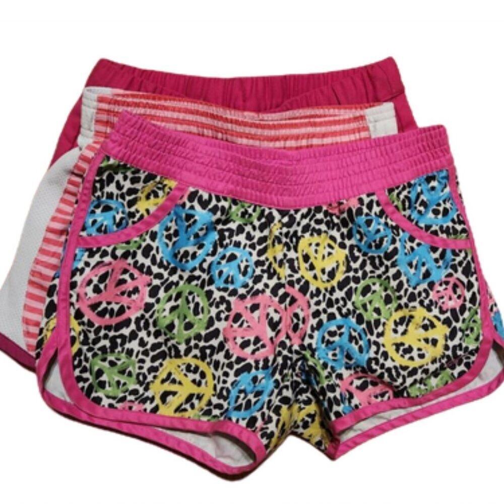 Girls Running Shorts Set of 3 || 6-8 Med